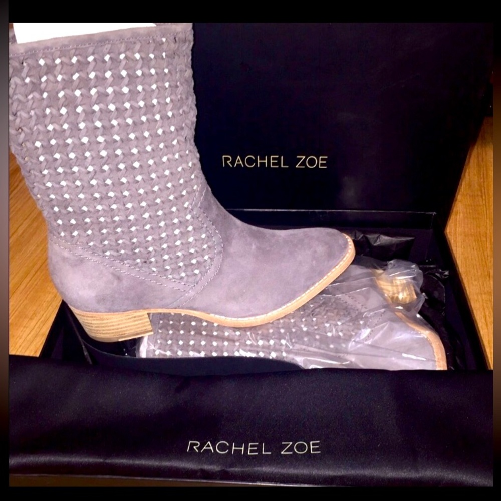 Rachel Zoe Gray Booties NIB!! 7.5!!!